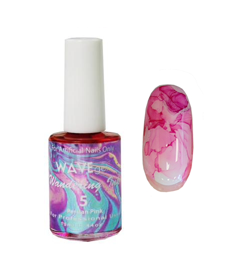 Wave Gel Wandering Ink Gel Polish, 05, Persian Pink, 0.5oz OK1129