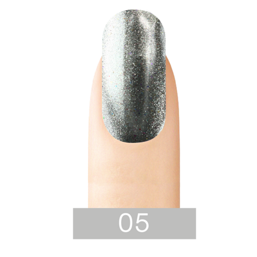 Cre8tion Chrome Nail Art Effect, 05, Silver, 1g