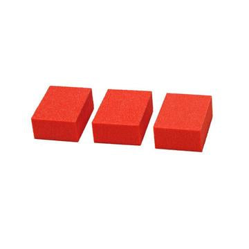 Airtouch Disposable MINI Buffer, Orange Foam, White Grit 80/100, 06072, CASE (Packing: 1,500pcs/case)