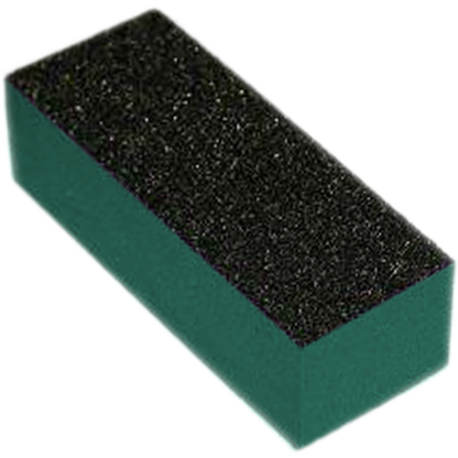 Cre8tion Premium Buffer 3-Way Teal Foam, Black Grit 100/100, 500 pcs, 06049