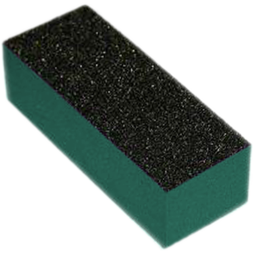 Cre8tion Premium Buffer 3-Way Teal Foam, Black Grit 80/100, 500 pcs, 06048