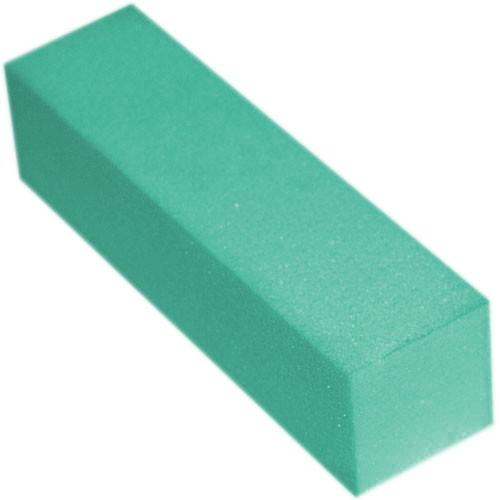 Cre8tion Premium Buffer 3-Way Teal Foam, White Grit 100/100, 500 pcs, 06056