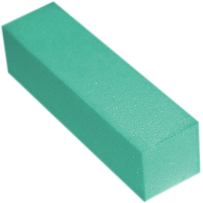 Cre8tion Premium Buffer 3-Way Teal Foam, White Grit 100/100, 500 pcs, 06056