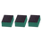 Cre8tion Premium Buffer 2-Way Mini Teal Foam, Black Grit 80/80, 500pcs, 1500 pcs, 06069