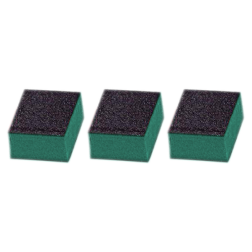 Cre8tion Premium Buffer 2-Way Mini Teal Foam, Black Grit 80/80, 500pcs, 1500 pcs, 06069