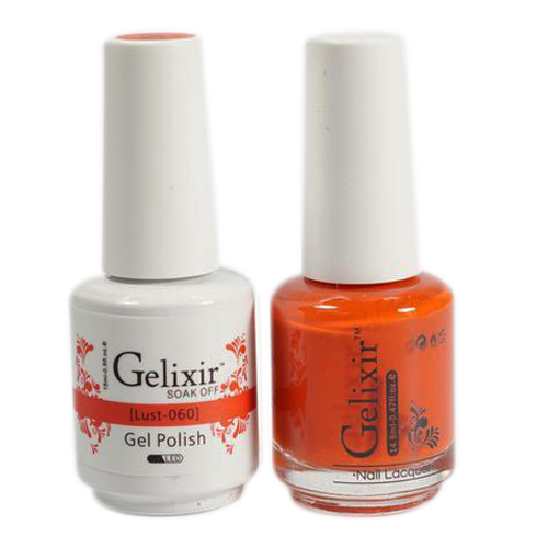 Gelixir Nail Lacquer And Gel Polish, 060, Lust, 0.5oz KK1010