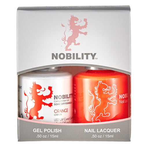 LeChat Nobility Gel & Polish Duo, NBCS060, Orange, 0.5oz KK0917