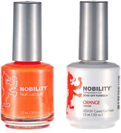 LeChat Nobility Gel & Polish Duo, NBCS060, Orange, 0.5oz KK0917