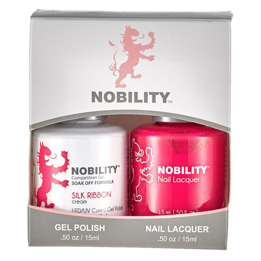 LeChat Nobility Gel & Polish Duo, NBCS061, Silk Ribbon, 0.5oz KK