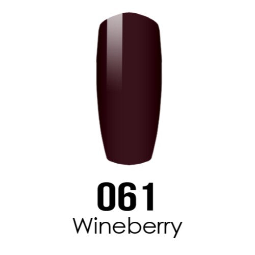 DC Nail Lacquer And Gel Polish, DC 061, Wineberry, 0.6oz MY0926