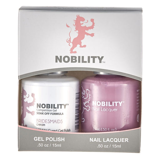 LeChat Nobility Gel & Polish Duo, NBCS064, Bridesmaids, 0.5oz KK
