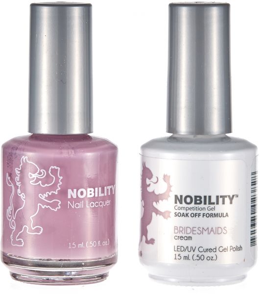 LeChat Nobility Gel & Polish Duo, NBCS064, Bridesmaids, 0.5oz KK