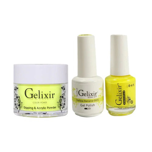 Gelixir 3in1 Acrylic/Dipping Powder + Gel Polish + Nail Lacquer, 065