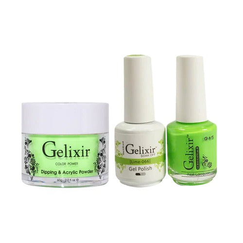 Gelixir 3in1 Acrylic/Dipping Powder + Gel Polish + Nail Lacquer, 066