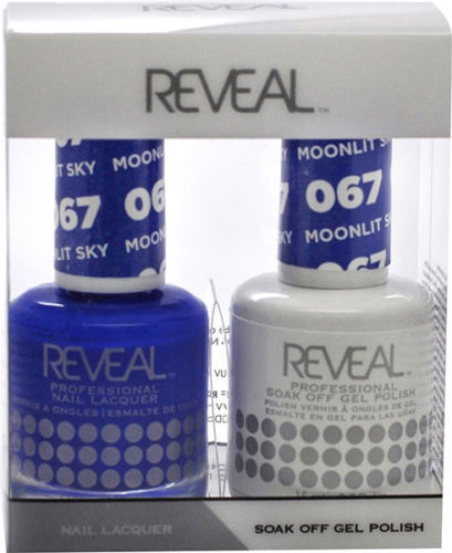 Reveal Gel Polish + Nail Lacquer, 067, Moonlight Sky, 0.5oz OK0311VD
