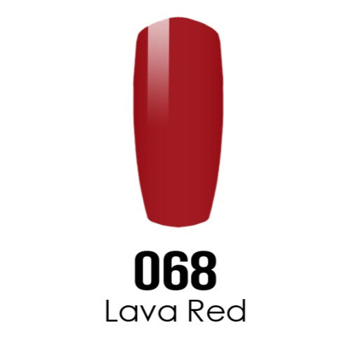 DC Nail Lacquer And Gel Polish, DC 068, Lava Red, 0.6oz MY0926