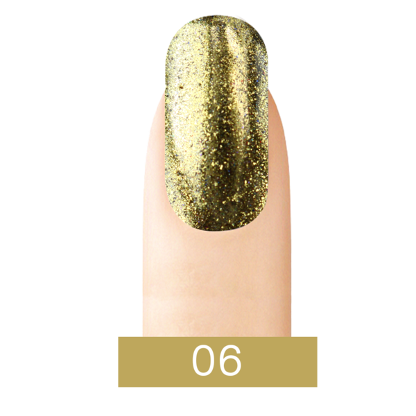 Cre8tion Chrome Nail Art Effect, 06, Gold, 1g