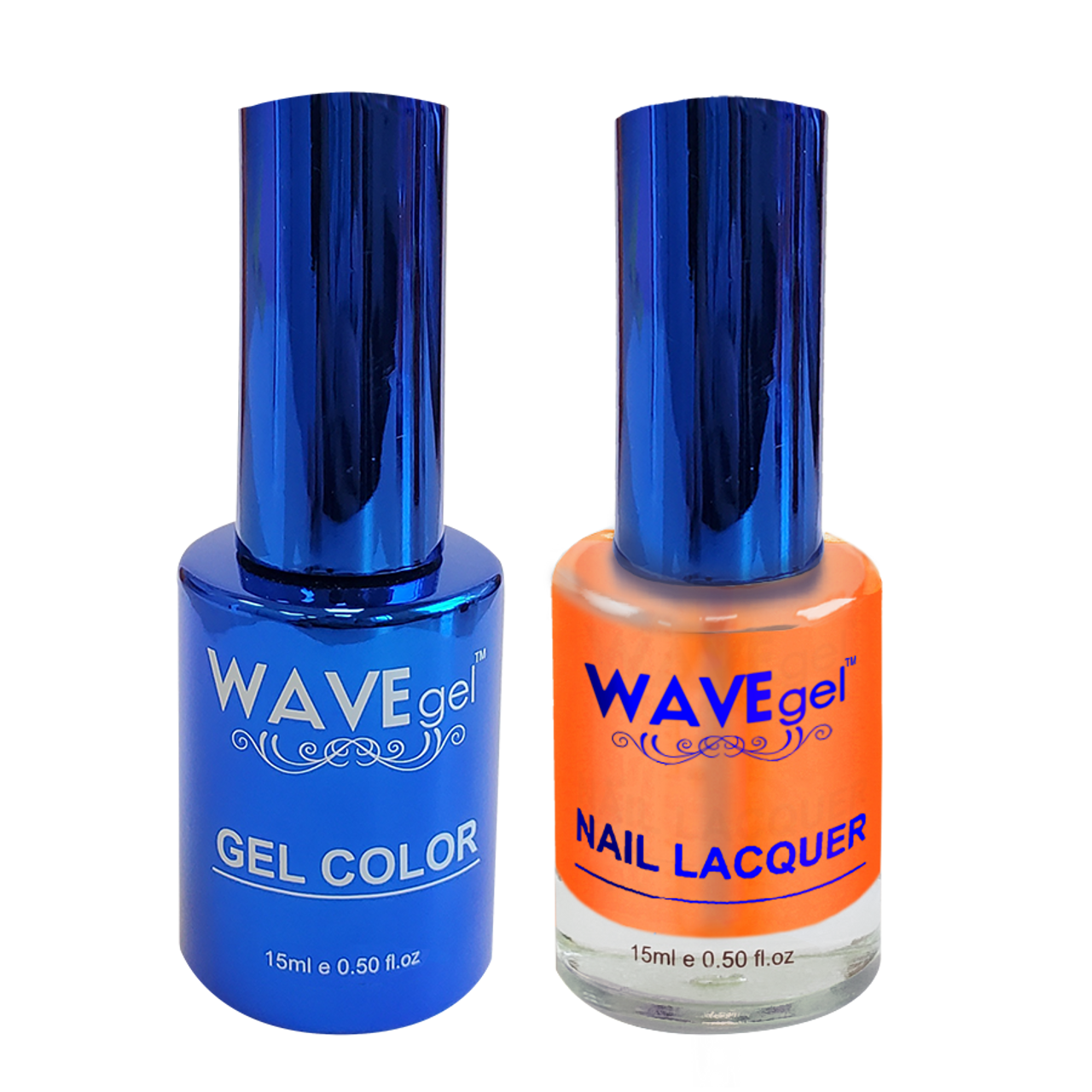 Wave Gel Nail Lacquer + Gel Polish, ROYAL Collection, 071, Prince of Orange, 0.5oz