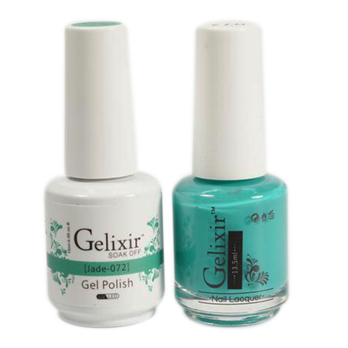 Gelixir Nail Lacquer And Gel Polish, 072, Jade, 0.5oz KK1010