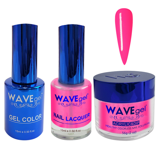 Wave Gel 4in1 Dipping Powder + Gel Polish + Nail Lacquer, ROYAL Collection, 072, Sweet Pink