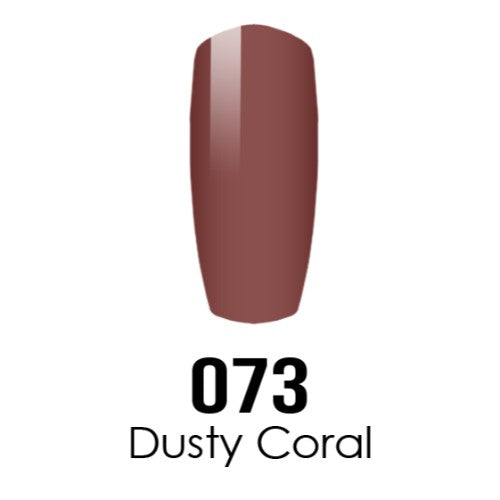 DC Nail Lacquer And Gel Polish, DC 073, Dusty Coral, 0.6oz MY0926