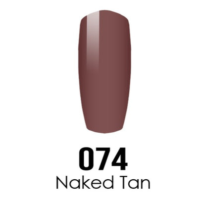 DC Nail Lacquer And Gel Polish, DC 074, Naked Tan, 0.6oz MY0926