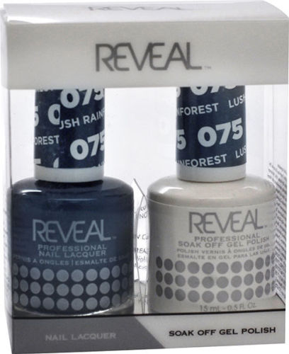 Reveal Gel Polish + Nail Lacquer, 075, Lush Rainforest, 0.5oz OK0311VD