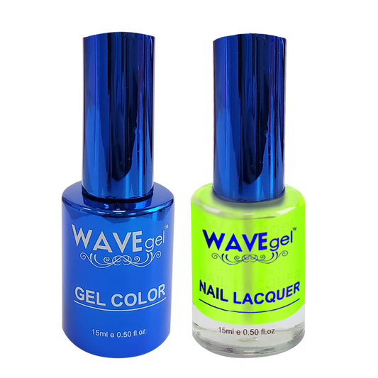 Wave Gel Nail Lacquer + Gel Polish, ROYAL Collection, 075, POP of Neon, 0.5oz