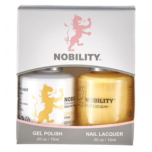 LeChat Nobility Gel & Polish Duo, NBCS076, Lemon Drop, 0.5oz KK0917