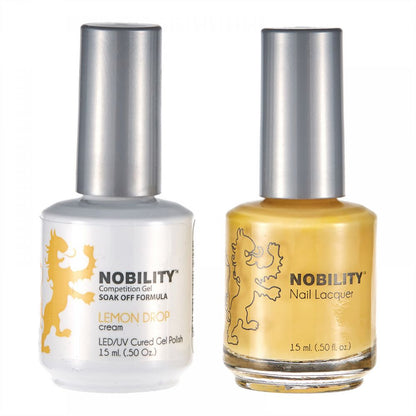 LeChat Nobility Gel & Polish Duo, NBCS076, Lemon Drop, 0.5oz KK0917