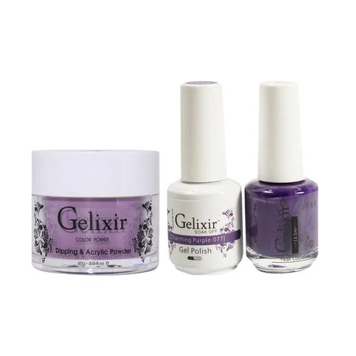 Gelixir 3in1 Acrylic/Dipping Powder + Gel Polish + Nail Lacquer, 077