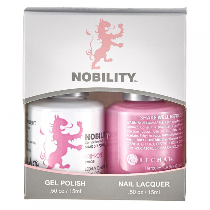 LeChat Nobility Gel & Polish Duo, NBCS077, Primrose, 0.5oz KK