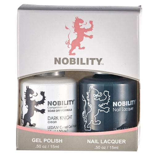 LeChat Nobility Gel & Polish Duo, NBCS079, Dark Knight, 0.5oz KK