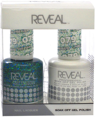 Reveal Gel Polish + Nail Lacquer, 079, Under The Sea, 0.5oz OK0311VD