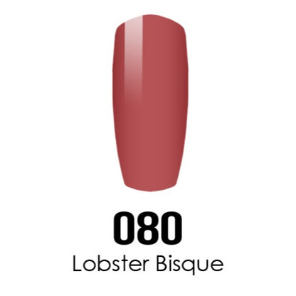 DC Nail Lacquer And Gel Polish, DC 080, Lobster Bisque, 0.6oz MY0926