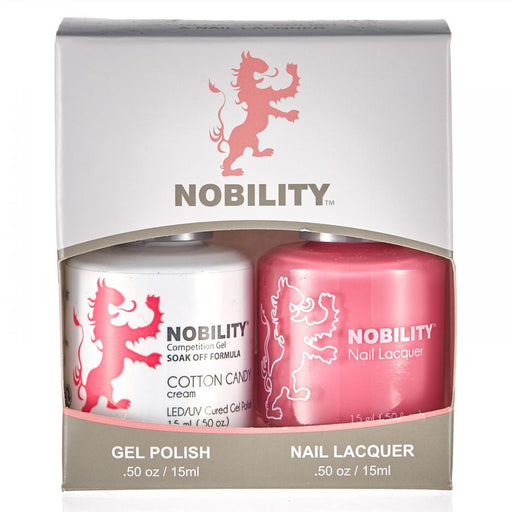 LeChat Nobility Gel & Polish Duo, NBCS080, Cotton Candy, 0.5oz KK