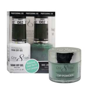 Cre8tion 3in1 Dipping Powder + Gel Polish + Nail Lacquer, 082, Forest, 3104-0682 OK0117VD
