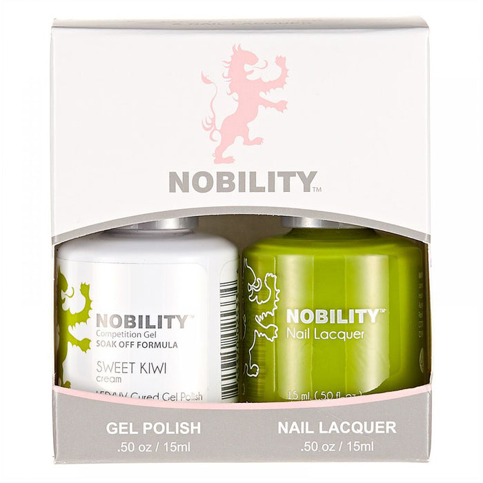 LeChat Nobility Gel & Polish Duo, NBCS083, Sweet Kiwi, 0.5oz KK0917