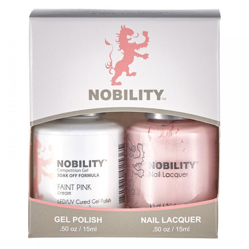 LeChat Nobility Gel & Polish Duo, NBCS086, Faint Pink, 0.5oz KK
