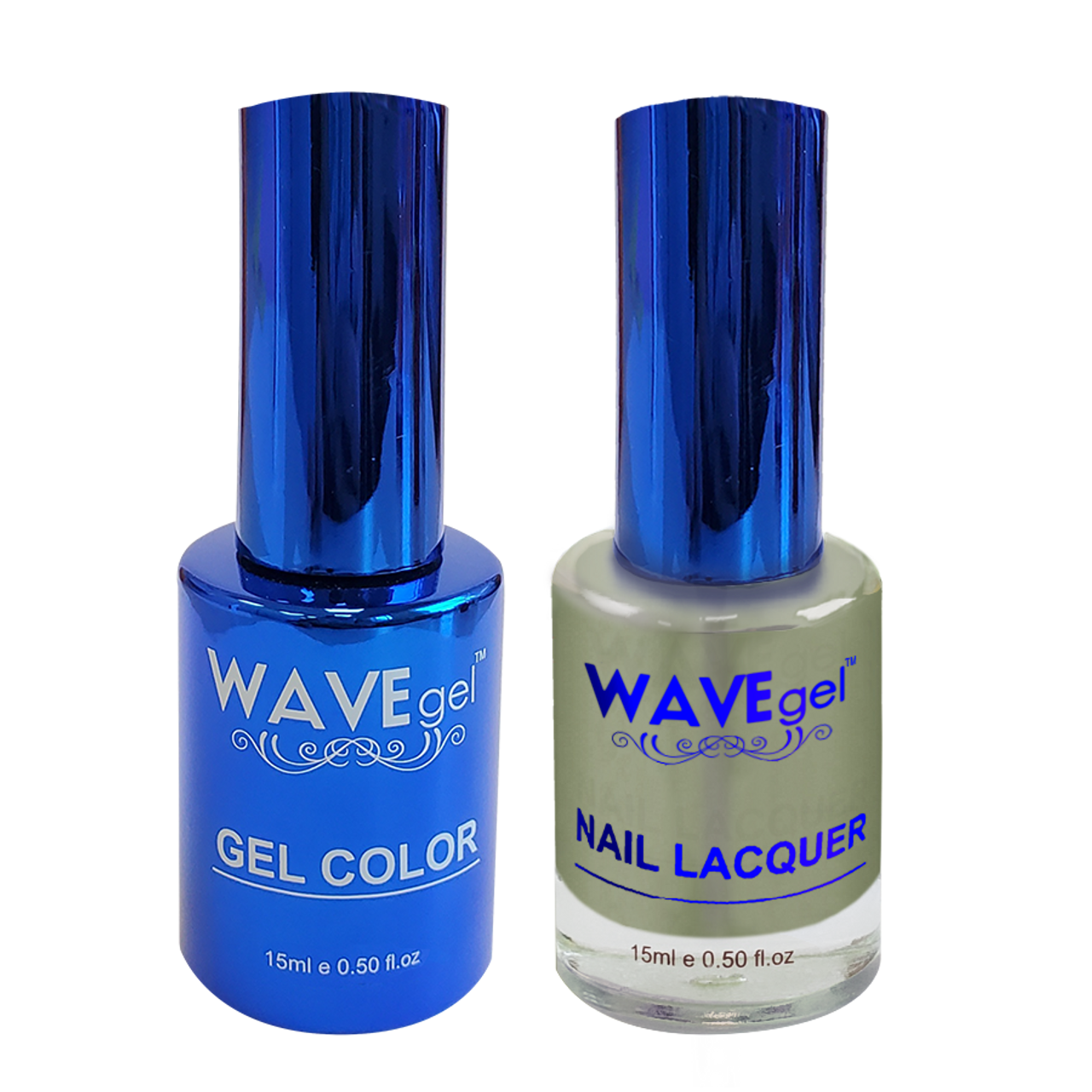 Wave Gel Nail Lacquer + Gel Polish, ROYAL Collection, 086, Riddle Green, 0.5oz