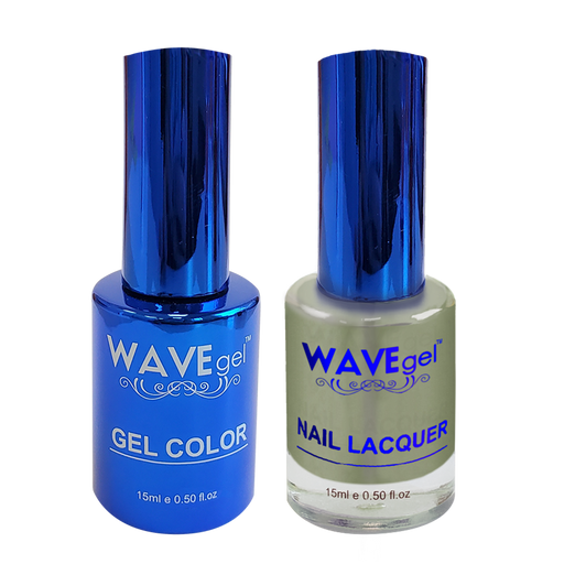 Wave Gel Nail Lacquer + Gel Polish, ROYAL Collection, 086, Riddle Green, 0.5oz