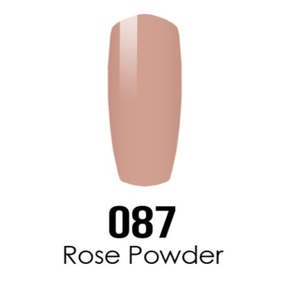 DC Nail Lacquer And Gel Polish, DC 087, Rose Powder, 0.6oz MY0926