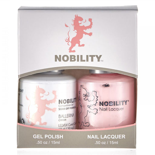 LeChat Nobility Gel & Polish Duo, NBCS088, Ballerina, 0.5oz KK