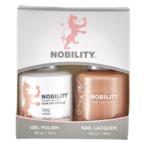 LeChat Nobility Gel & Polish Duo, NBCS089, Tan, 0.5oz KK