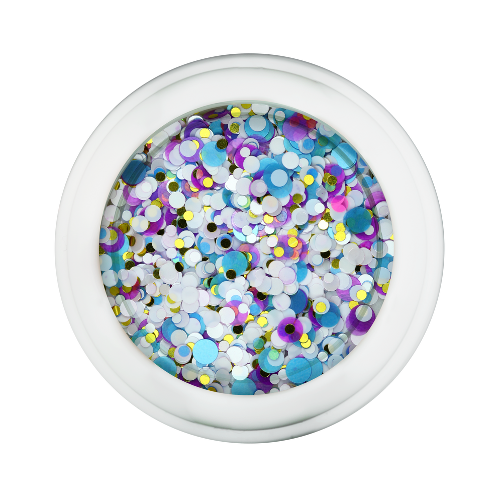 Cre8tion Nail Art Designed Confetti Glitter, 089, 0.5oz, 1101-0793