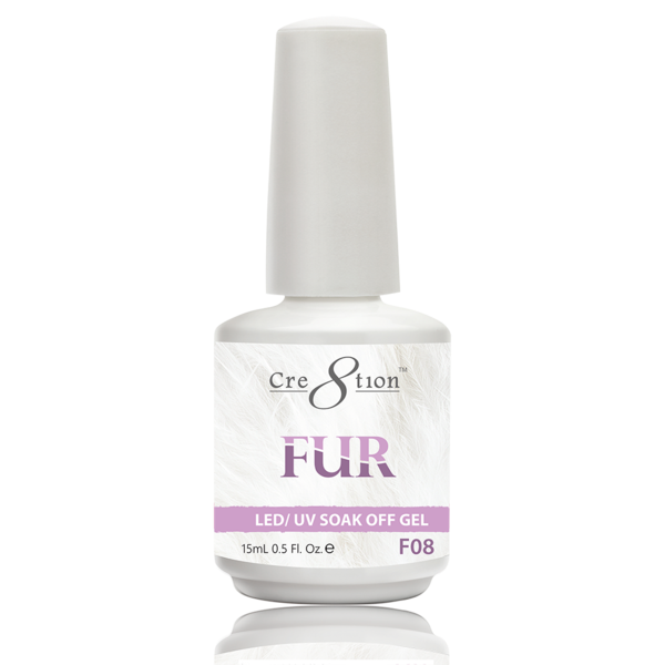 Cre8tion Fur Gel Polish, FUR08, 0916-0445, 0.5oz KK0725