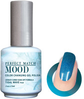 LeChat Mood Perfect Match Color Changing Gel Polish, MPMG09, Tidal Wave, 0.5oz KK0828