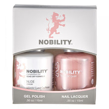Load image into Gallery viewer, LeChat Nobility Gel &amp; Polish Duo, NBCS090, Nude, 0.5oz KK

