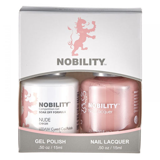 LeChat Nobility Gel & Polish Duo, NBCS090, Nude, 0.5oz KK