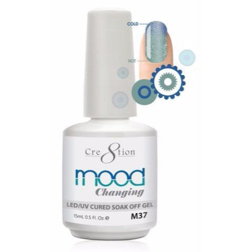 Cre8tion Mood Changing Gel Polish, M37, 0.5oz, 09137 KK1004 BB